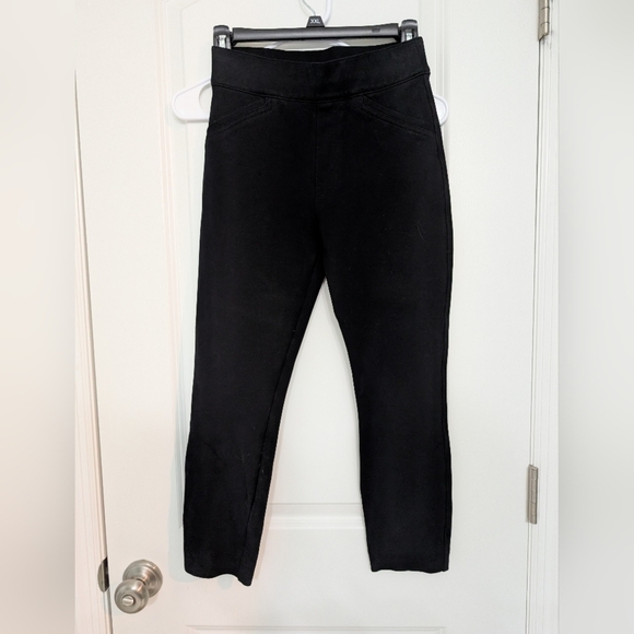 SPANX Pants - Spanx, Size XS Petite, The Perfect Ankle Pant, Black, Ponte Pull On